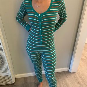 •Old Navy• Stripped Pajama Onesie